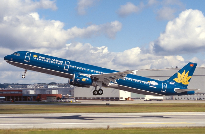 Airbus A321 là dòng máy có thân máy tầm cỡ vừa và tầm bay ngắn và trung bình nên được VietNam Airlines ưu tiên sử dụng với các chặng bay nội địa. Ảnh: VNA