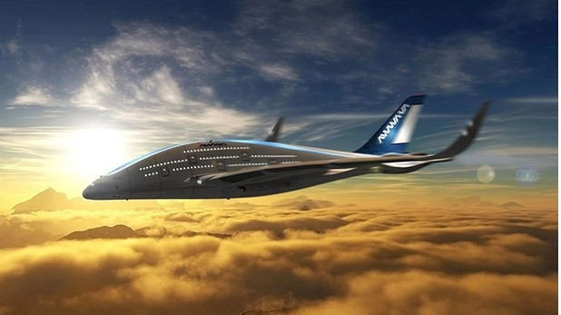 Các động cơ của AWWA Sky Whale có thể nghiêng 45 độ để hỗ trợ chuyển động cất, hạ cánh.