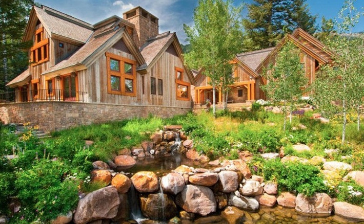Kiến trúc nhà gỗ đẹp, hiện đại theo phong cách châu Âu. Ảnh: House.