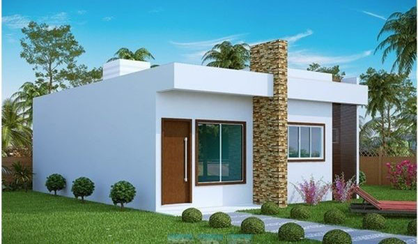 Nhà cấp 4 nhỏ đẹp, không cầu kỳ về chi tiết. Ảnh: Thietkethicongnhadep.