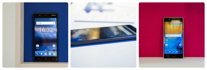 Trong khi Nokia 3 sở hữu màn hình 5 inch, Nokia 5 màn hình kích thước 5.2 inch thì Nokia 6 có màn hình 5.5 inch. Ảnh: Androidcentral.