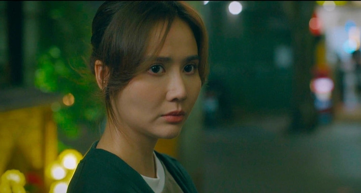 Diễn viên Huyền Lizzie đang thu hút sự quan tâm của khán giả khi đảm nhận vai Dương trong bộ phim truyền hình "Chúng ta của 8 năm sau". Ảnh: chụp màn hình