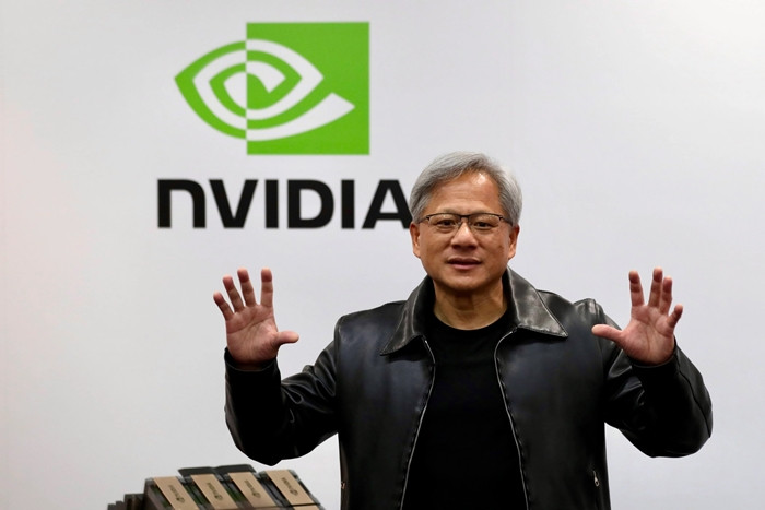 Từ khi ra mắt ChatGPT, giá trị Nvidia tăng vọt từ khoảng 420 tỷ USD lên mức hiện tại. Ảnh: SCMP