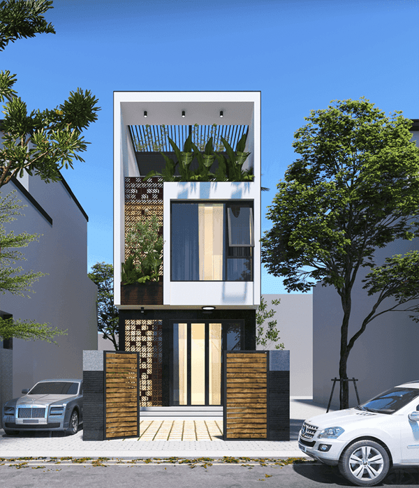 Tầng tum không chỉ đóng vai trò là lưu thông không khí trong nhà, chúng còn là nơi để các gia đình thỏa mãn sở thích trồng cây. Ảnh: Internet.