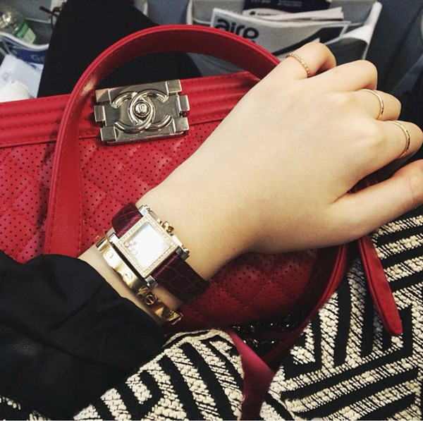 Túi Chanel trăm triệu trong bộ sưu tập của Anh Sa khiến nhiều người ganh tỵ.