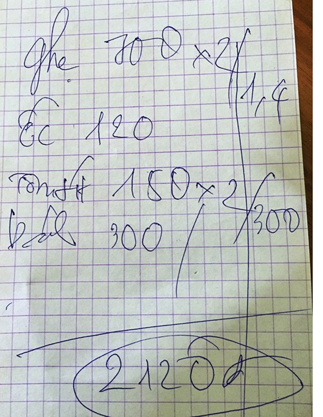 Mặc dù có mức giá không rẻ, song việc thưởng thức món ghẹ ở Vũng Tàu với chi phí 700.000 đồng/con đã khiến một khách du khách không khỏi choáng váng. Báo Zinh có đưa, tháng 1/2016, khách du lịch P.L (TP HCM) du lịch ở Vũng Tàu. Theo phản ánh của anh P.L, bữa ăn của anh đã bị nhà hàng "chém đẹp". Giá 2 con ghẹ có kích thước bằng bàn tay là 1,4 triệu đồng, ốc bưu 120.000 đồng/đĩa, tôm tít trộn với tôm sú luộc 300.000 đồng/2 đĩa, các món bánh chiên 300.000 đồng. Ảnh: Zing.