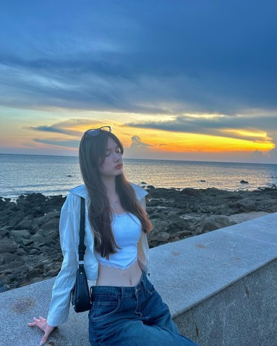 Điều khiến Thanh Giang khác biệt so với dàn mỹ nữ làng bóng đá không chỉ nằm ở ngoại hình mà còn ở thần thái.