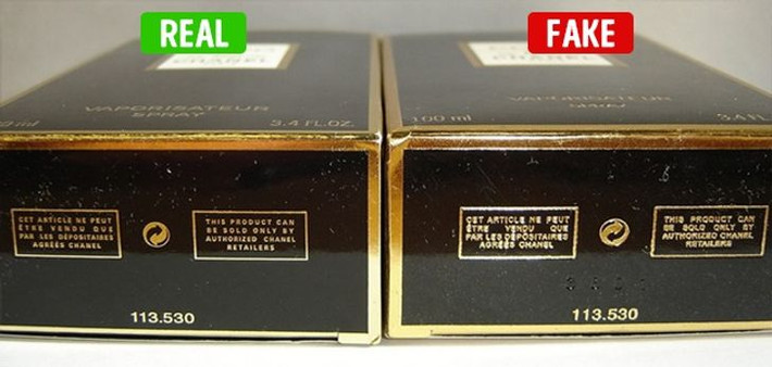 Khi mua nước hoa, đừng quên kiểm tra trang web của nhà sản xuất để xem thông tin được công bố ở đó có khớp với những gì được cung cấp trên bao bì hay không. Ngay cả sự không phù hợp nhỏ nhất cũng là dấu hiệu của hàng giả.
