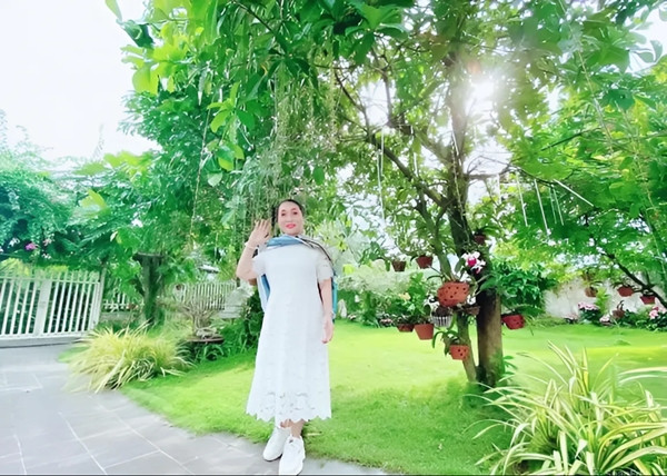 Không gian sống ngập tràn cây xanh, gần gũi thiên nhiên. Ảnh: MCV