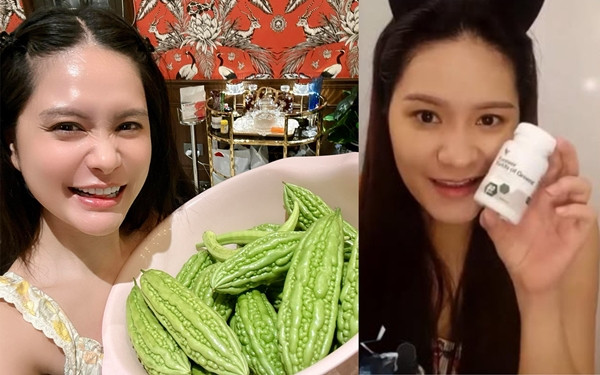 Sau Quang Linh Vlog, Hằng Du Mục, Hoa hậu Thùy Tiên... mới đây Đoàn Di Băng bất ngờ bị "khui" lại clip quảng cáo một loại viên rau củ. Ảnh: Baoxaydung