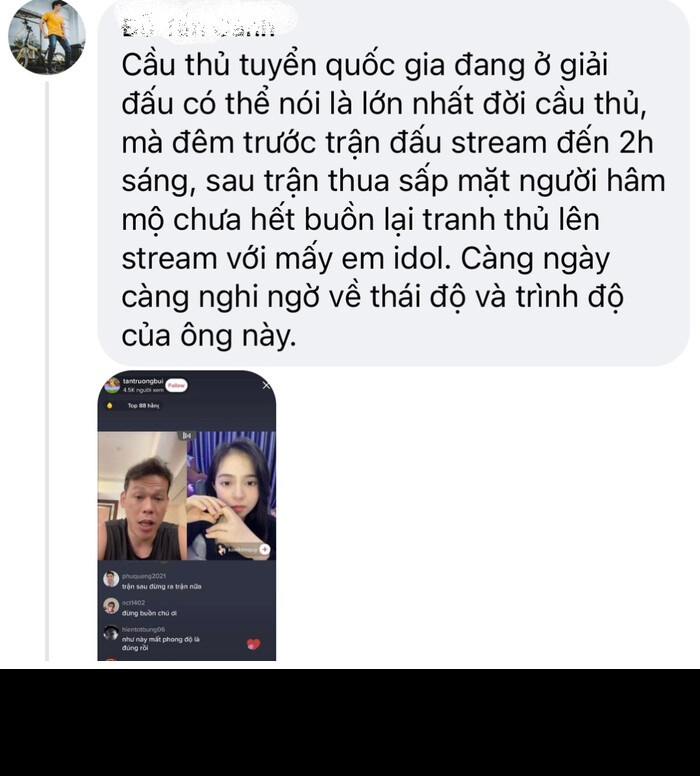 Ở phần bình luận, đông đảo netizen đã gửi lời động viên, an ủi thủ môn Tấn Trường cũng như các cầu thủ đội tuyển Việt Nam vì họ đã thi đấu hết mình.