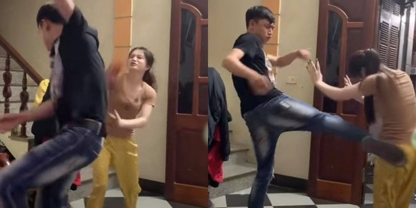 Khoảnh khắc nô đùa “free style” của đôi vợ chồng trẻ đã ngay lập tức nhận về hàng trăm ngàn lượt tương tác với rất nhiều bình luận khác nhau.