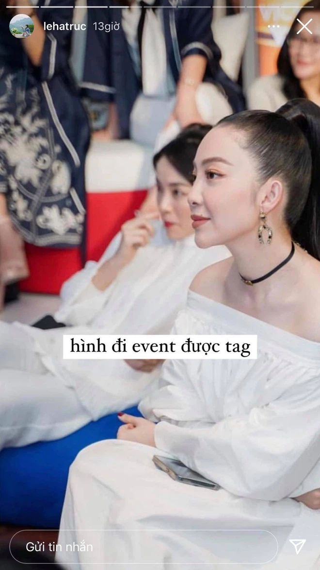 Trong ảnh tự đăng, Hà Trúc đúng chuẩn nàng thơ xinh đẹp mà cộng đồng mạng vẫn biết lâu nay. Còn ở ảnh được tag, bạn gái cơ trưởng Quang Đạt lại bận gãi mũi.