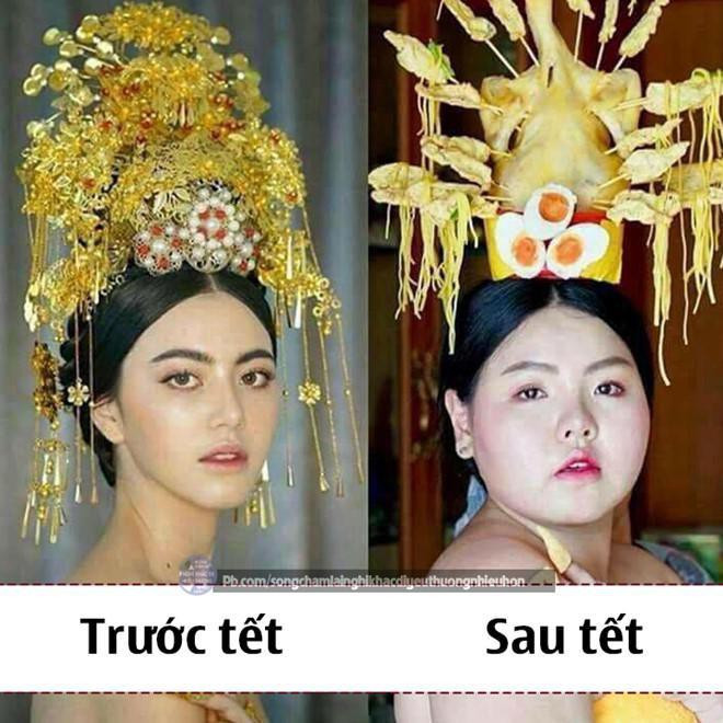 Nhìn những con số trên cân tăng không phanh chỉ sau 6 ngày Tết mà muốn trầm cảm luôn chứ chẳng đùa.