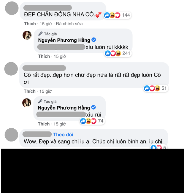 Chuyện là bình thường, bà Phương Hằng rất hiếm khi trả lời bình luận của dân mạng. Tuy nhiên ở phía dưới một bài đăng để khoe ảnh được fan chụp khi xuất hiện trên TikTok, CEO khu du lịch Đại Nam đã vui vẻ rep comment của nhiều người.