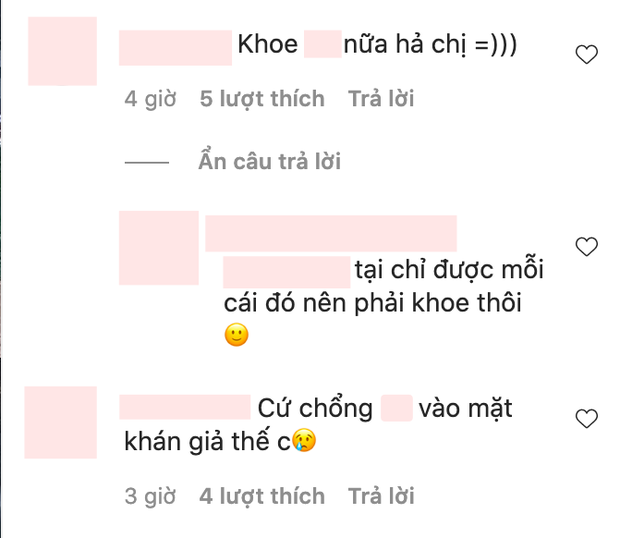 Thế nhưng trong những tấm ảnh đính kèm dòng caption tích cực , Lê Bống lại để lộ vòng 3 được bó sát, lộ rõ và hướng thẳng về phía người xem.