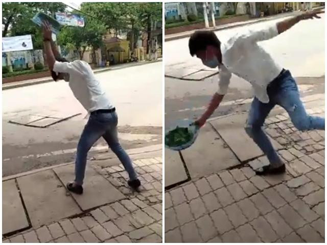 Nhìn tưởng đơn giản nhưng vẩy rau quả thật là một nghệ thuật bởi không ít lần các bạn trẻ phải đau lòng khi nhìn rổ rau mới rửa sạch tinh tươm bay thẳng xuống đất.