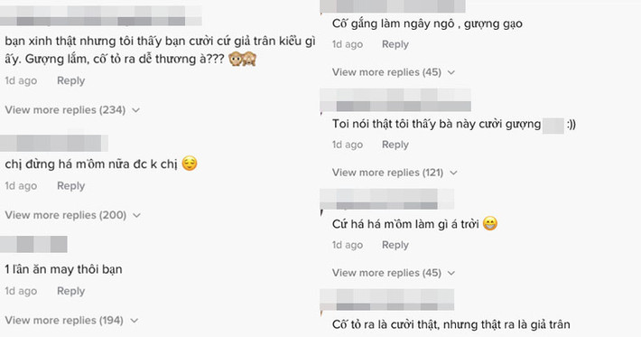 Các động tác nhảy không có gì mới mẻ và đặc biệt là góc máy, trang phục, kiểu tóc có phần giống với clip đầu tiên giúp Tiểu Hý nổi tiếng. Điều này khiến nhièu người phải để lại bình luận: "Chán".