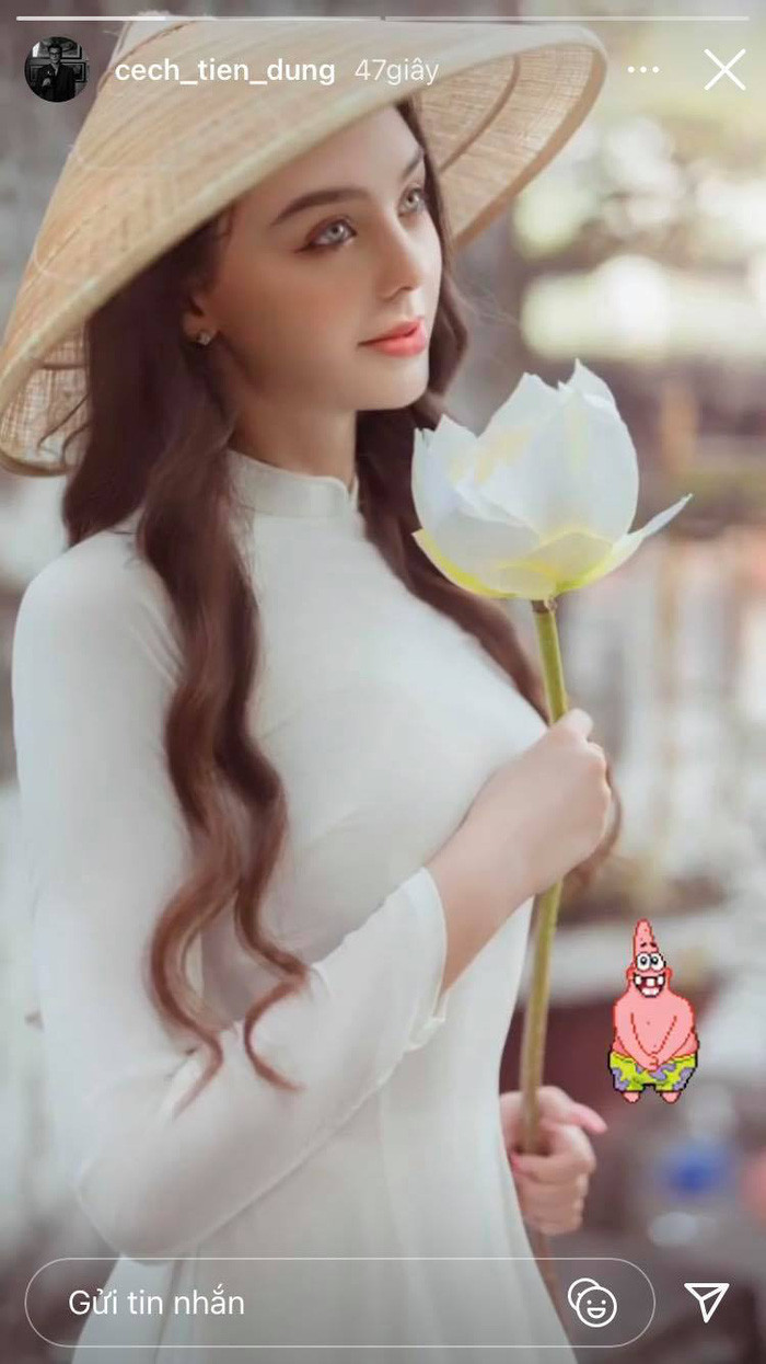 Với vóc dáng cao và thân hình hoàn hảo, Dianka khoe trọn hình thể, đủ hiểu vì sao thủ môn Bùi Tiến Dũng lại chết mê chết mệt cô nàng đến vậy kể cả khi cô nàng diện trang phục đơn giản, kín đáo nhất.