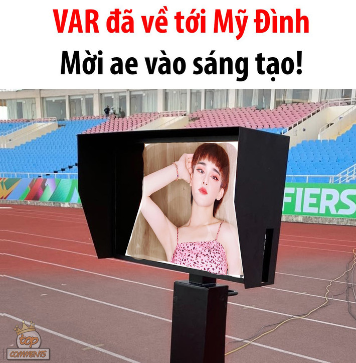 Fan Trần Đức Bo điểm danh, cùng xem idol xuất hiện trên công nghệ VAR.