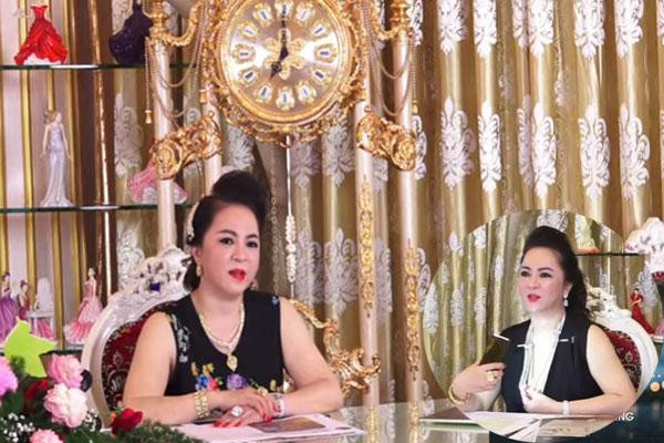 Ban đầu, mọi người không khỏi thắc mắc lý do bà Hằng xin vắng mặt. Nhưng khi quay trở lại nữ CEO này đã kịp thay một bộ váy khác.
