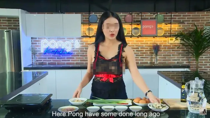 Theo tìm hiểu, nữ chính trong clip dạy nấu ăn phản cảm có tên là V.H.N.P (biệt danh P.K).