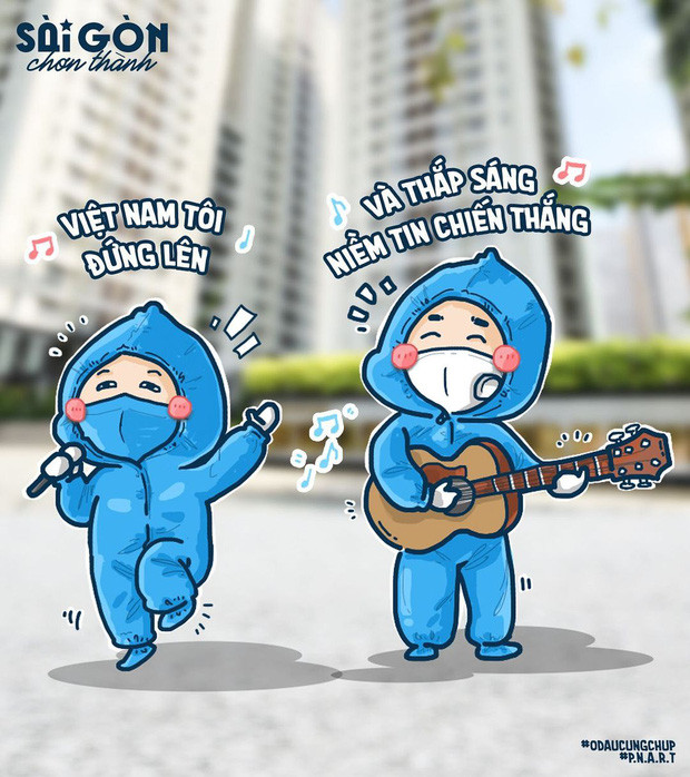 Đại diện cho "Sài Gòn chơn thành", Nguyên chia sẻ rằng: "Lúc đầu Nguyên còn tính gác lại công việc sắp xếp đăng kí tham gia làm TNV, đăng kí xong xuôi hết trơn thì khu mình lại có F0 và bị phong toả, mọi dự định bị ngưng luôn...