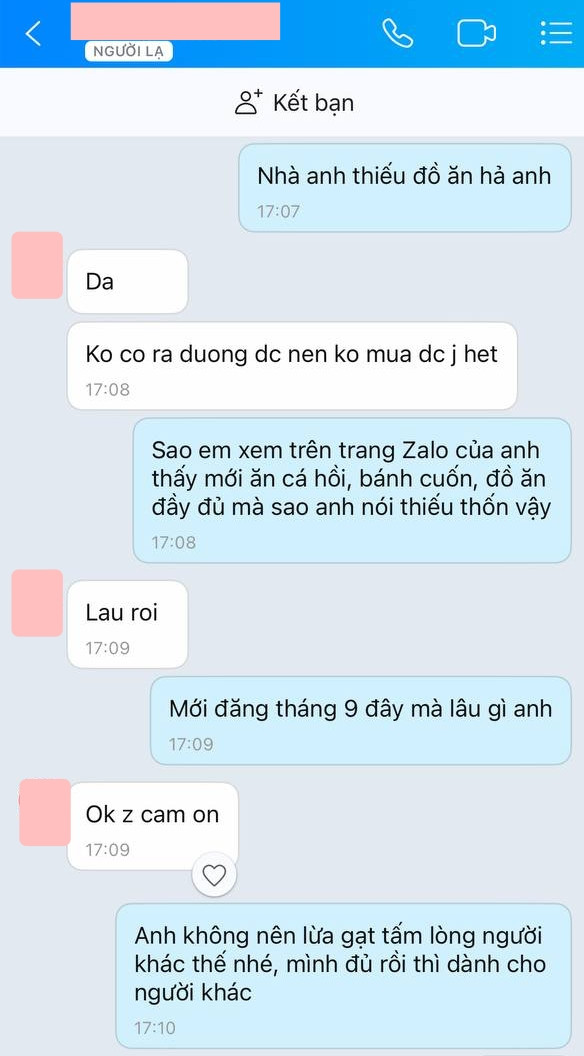 Chính những hành động trên của một gia đình của TP HCM không những làm mất đi lòng tin của các mạnh thường quân mà còn tạo ra thói xấu trong xã hội.