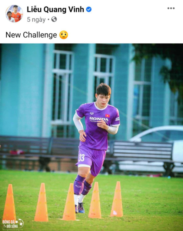 Thế nhưng, netizen mới đây lại phát hiện ra động thái đặc biệt của nam cầu thủ Liễu Quang Vinh và ngay lập tức gây xôn xao MXH.