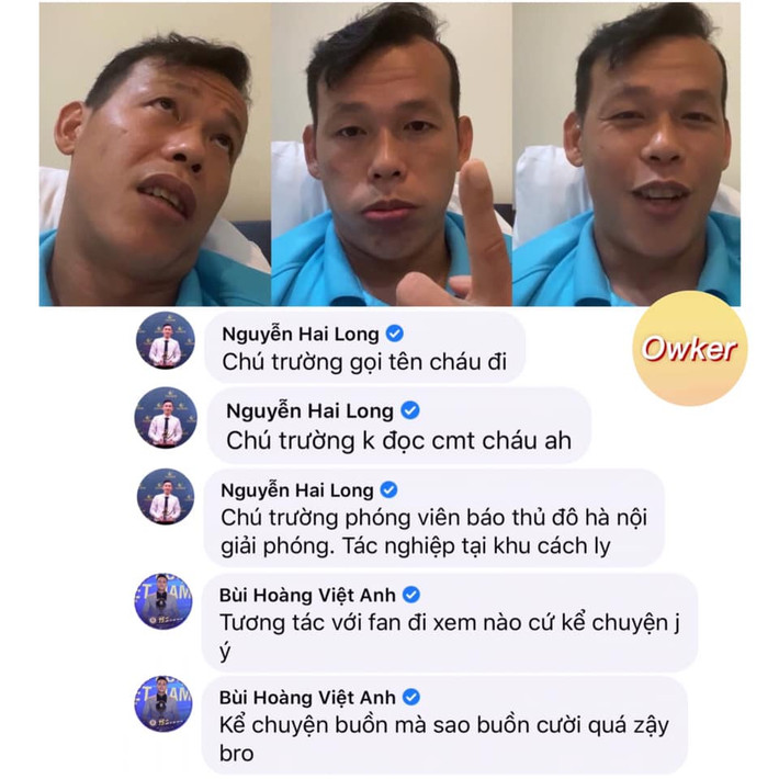 Còn lúc bình thường Tấn Trường chuẩn menly với làn da bánh mật.