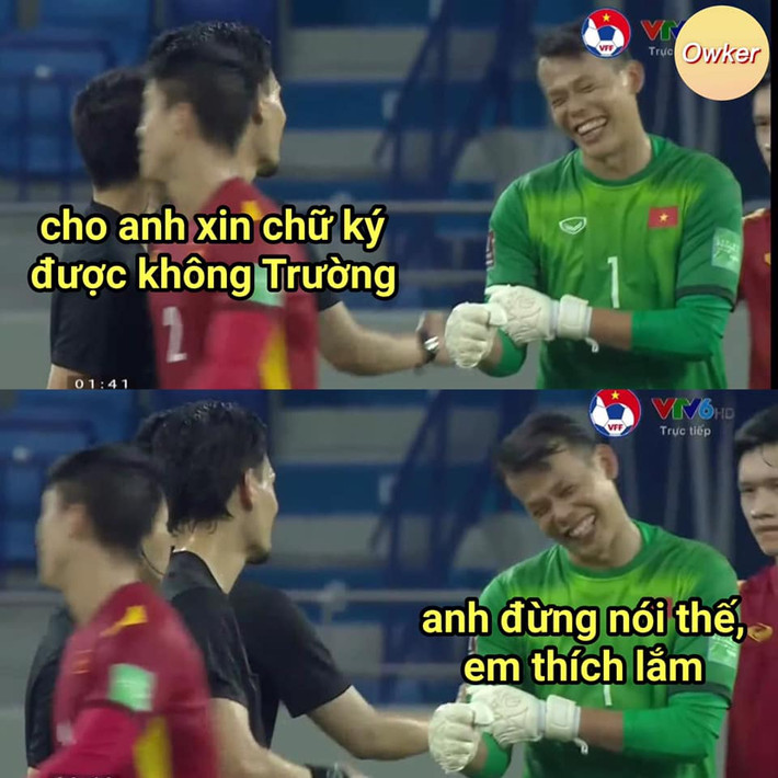 Trong thời gian cách ly, Tấn Trường thường xuyên livestream để trò chuyện cùng fan và cũng từ đó không ít chuyện hài hước khiến netizen phải chú ý tới thủ môn từng mắc sai lầm tại SEA Games 2009 này.