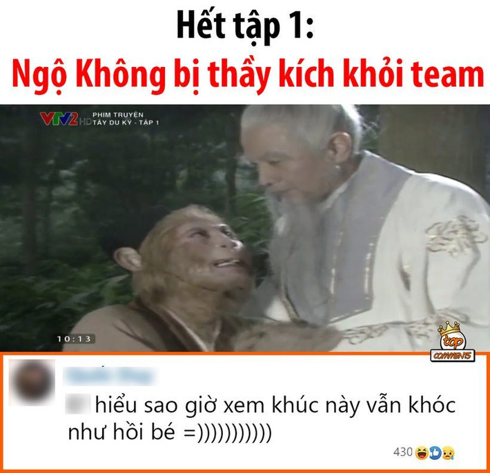 Nhiều khán giả khi xem lại phân cảnh trên trong phim Tây Du Ký vẫn cảm thấy xúc động khó tả.