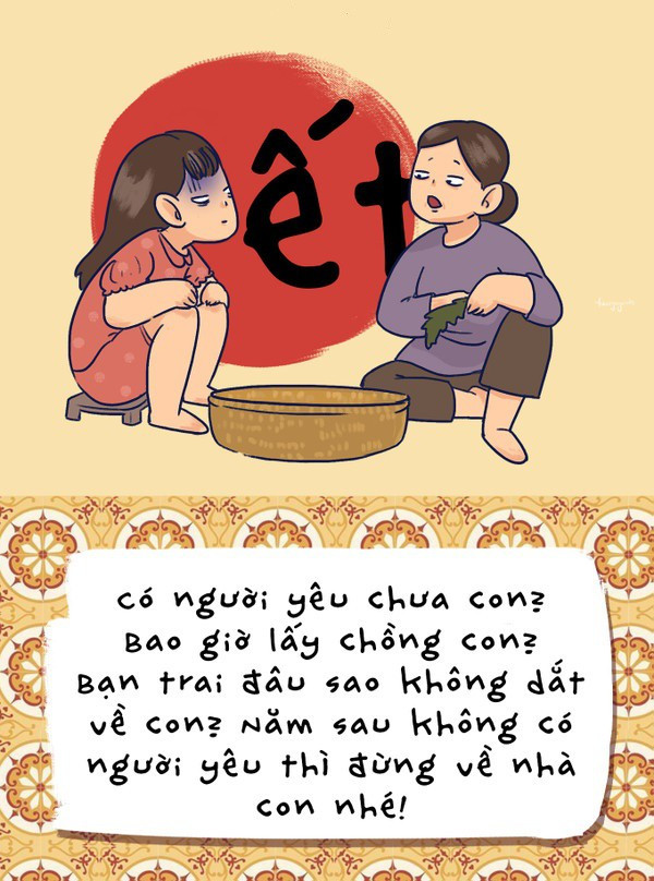 Phải nhắc đi nhắc lại bao nhiêu lần: Ăn Tết văn minh vui lòng không hỏi chuyện cưới xin.