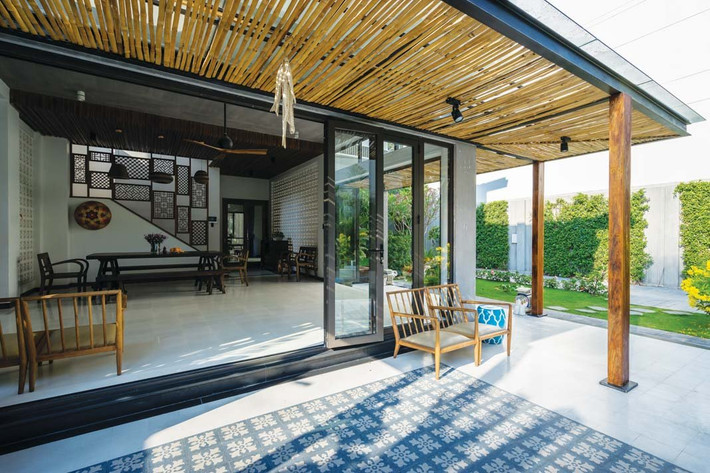 Biệt thự nghỉ dưỡng trở thành không gian sống tuyệt vời cho cả gia đình mỗi dịp cuối tuần. Nguồn ảnh: Quang Trần.