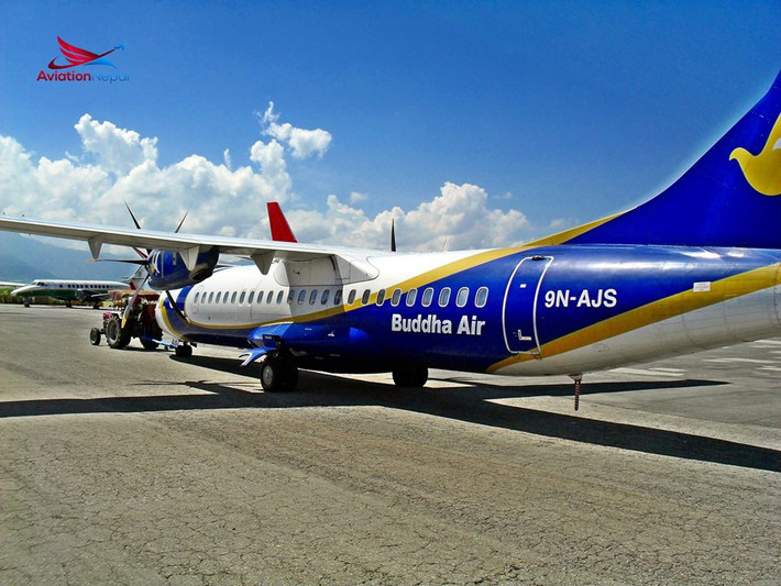 Chỉ được xếp hạng một sao, hãng hàng không Buddha Air của Nepal bị liệt vào danh sách hãng bay tệ nhất thế giới 2018. Ảnh: ATR 72.