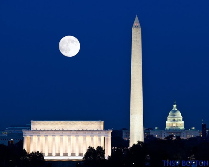 Khu tưởng niệm Lincoln, Washington DC như một kiệt tác kiến trúc mộc mạc. Các cột xẻ rãnh theo kiến trúc Doric tượng trưng cho 36 bang. Ảnh: Getty.