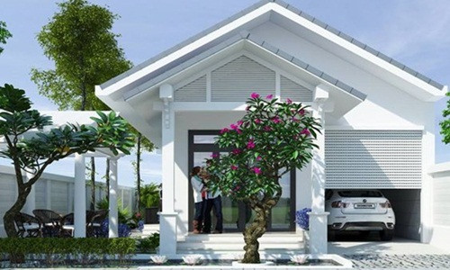 Nhà vườn mái thái cho những gia chủ thích đắm mình vào không khí tự nhiên. Ảnh: Kientrucnhadep24h.