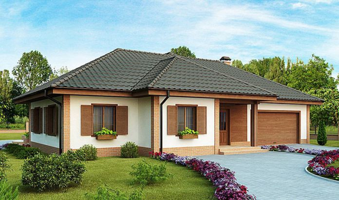 Công trình sở hữu khuôn viên rộng rãi, mang nét tương đồng về lối xây dựng đúng chất giá trị của biệt thự hiện đại. Ảnh: Kientrucnhadep24h.
