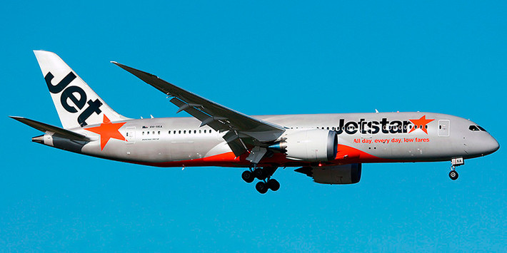 Jetstar Airways có trụ sở tại Melbourne, Australia, hoạt động từ năm 2004 và là một công ty con của hãng hàng không Qantas Airways. Giá vé trung bình của hãng là 0,09 USD. Ảnh: Airlines Inform.