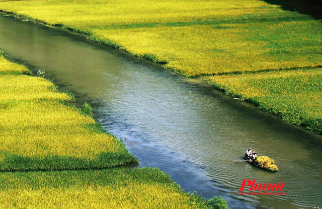 Tam Cốc nằm trong quần thể danh thắng Tràng An được UNESCO công nhận là di sản thế giới hồi tháng 6/2014. Phong cảnh sông nước hữu tình cùng sự kỳ vĩ của các núi đá vôi nơi đây đã khiến những người đam mê du lịch phải nao lòng. Ảnh: Báo Phụ Nữ.