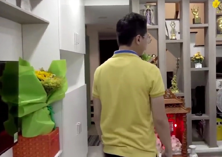 Ngôi nhà của vợ chồng Hứa Minh Đạt - Lâm Vỹ Dạ ở Gò Vấp (TP HCM) diện tích nhỏ xinh nhưng ấm cúng. Ảnh: chụp màn hình