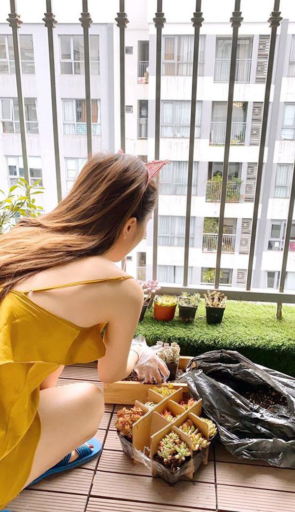 Hậu ly hôn, Quỳnh Nga sống trong căn hộ tiện nghi tại một khu chung cư cao cấp ở Hà Nội. Ảnh: FBNV