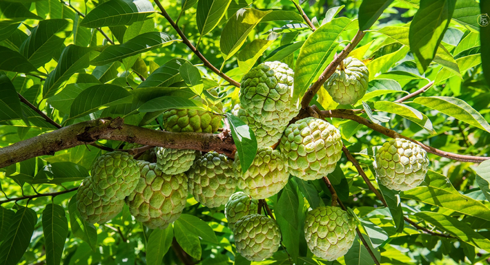 Đây là quả na dai được đấu giá cao nhất từ trước đến nay. Na được trồng tại huyện Chi Lăng, Lạng Sơn. Ảnh: Tapchicongthuong