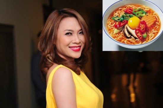Tài năng và giàu có nhất nhì showbiz Việt, nhưng món ăn yêu thích nhất của Mỹ Tâm lại chính là mỳ tôm. Ảnh: Thời đại.