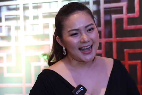 Xuất hiện trong một sự kiện gần đây, cựu người mẫu Phan Như Thảo gây bất ngờ vì thân hình phát tướng và gương mặt cũng đầy đặn. Ảnh: Giadinhnet.