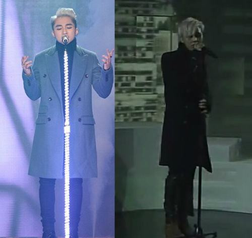 Ở liveshow 1, Sơn Tùng còn vướng nghi vấn nhái phong cách của G-Dragon, thành viên nhóm nhạc Big Bang của Hàn Quốc.