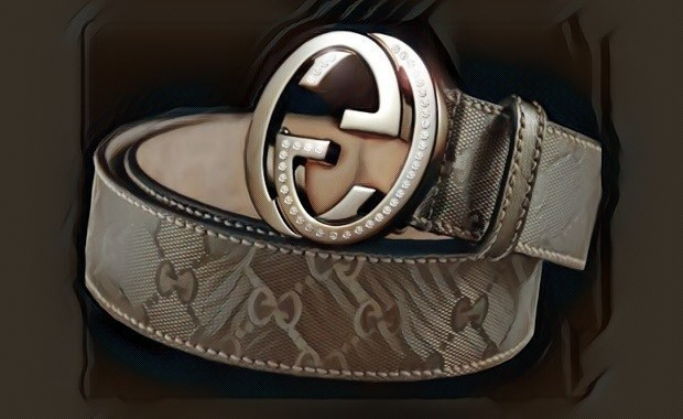 Phần dây được làm bằng loại da thuộc cao cấp nhất của hãng Gucci. Logo trên dây lưng được làm từ 250g bạch kim và 30 carats kim cương. Đáng chú ý, mẫu dây lưng này chỉ có duy nhất 2 chiếc trên thế giới.
