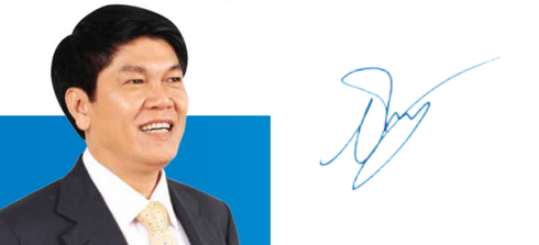 Chữ ký của ông Trần Đình Long không quá phức tạp và có đường nét hướng lên. Chủ tịch HĐQT CTCP Tập đoàn Hòa Phát là người giàu thứ 3 sàn chứng khoán Việt với 18.025 tỷ đồng.