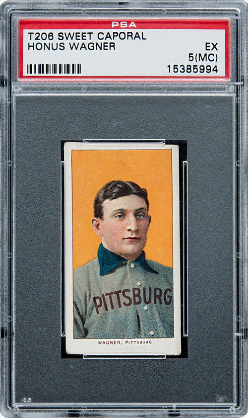 Một tấm thẻ bóng chày từ năm 1909 in hình vận động viên bóng chày nổi tiếng Honus Wagner từng được bán trên eBay vào năm 2010 với giá tới 1,265 triệu USD. Ảnh: Beckett.