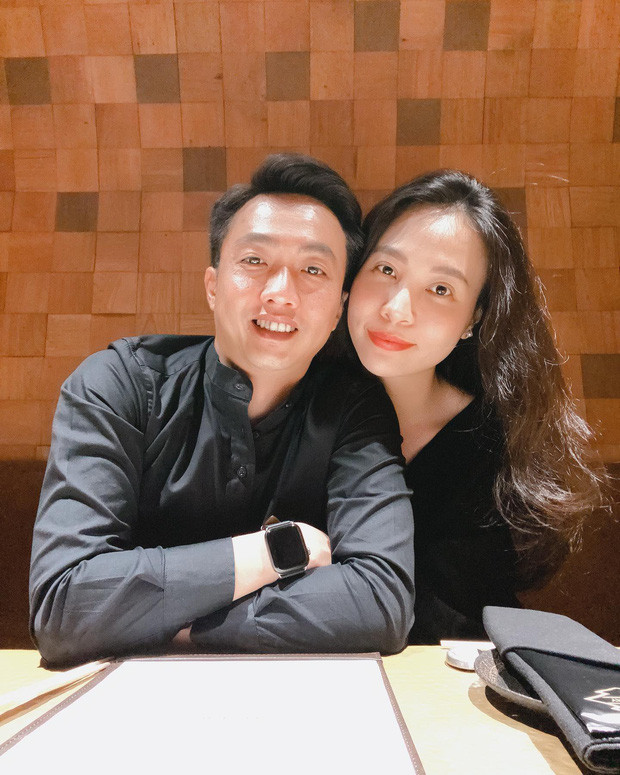 Hiện tại, sau khi về chung một nhà với Đàm Thu Trang, khuôn mặt của Cường Đô La đã tròn trịa hơn hẳn. Ảnh: FBNV.
